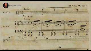 Anton Reicha  Duo Concertant Op 103 for Flute and Piano c 1821 [upl. by Yadrahs629]