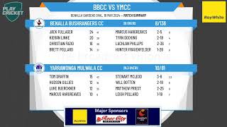 WADCA B Grade Finals Round 2  Benalla Bushrangers CC v Yarrawonga Mulwala CC [upl. by Hayalat]