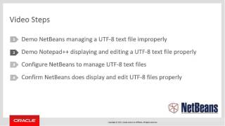 Configuring NetBeans to Manage UTF8 [upl. by Airamanna]