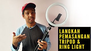 Tripod  Ring Light  Step by step installation [upl. by Alage]