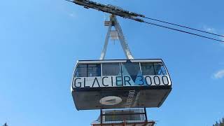 Glacier 3000 Sektion 1 125AT Pendelbahn Col du Pillon  Cabane Les Diablerets Waadt Vaudoise [upl. by Dacie]