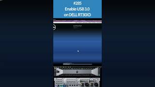 Enable USB 30 on Dell R730XD shorts [upl. by Nur]