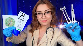 FASTEST ASMR Medical Exams Cranial Nerve Chiropractor Eye Exam Lice Check Roleplays ✨ [upl. by Trela]