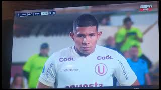 reaccion goll de orejas flores  la U vs corinthians [upl. by Melac805]