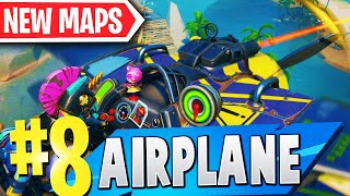 TOP 8 Best AIRPLANE Creative Maps In Fortnite  Fortnite Maps With Planes [upl. by Raynata398]