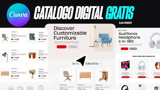 Como Crear un CATALOGO DIGITAL GRATIS en CANVA 2024 ✅ CREA TU TIENDA ONLINE EN CANVA para PRODUCTOS [upl. by Nysa]