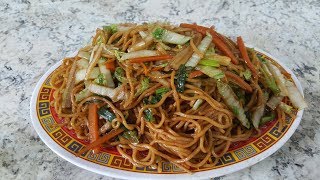 LO MEIN VEGETARIANO  ESPAGUETTY CHINO MUY FACIL Y DELICIOSO [upl. by Lamahj573]