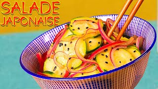 🔴 Salade ASIATIQUE de Concombre La Salade Japonaise PRÉFÉRÉE des SAMOURAÏS [upl. by Yevette]