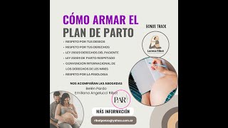 Charla sobre el armado del PLAN de PARTO  PARTE 1 [upl. by Carrnan]