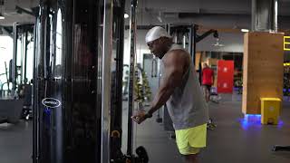 Reverse grip triceps cable pushdown  How to Perform [upl. by Attennod]