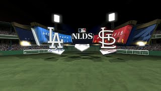 Dodgers vs Cardinals NLDS Game 5  Mock MLB The Show 24 Postseason [upl. by Castro22]