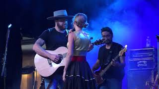 Brigitte Boisjoli et Matt Lang chante shallow au Picnic en musique à StHippolyte 100819 [upl. by Norrab]