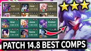 BEST TFT Comps for Patch 148b  Teamfight Tactics Guide  Set 11 Ranked Beginners Meta Tier List [upl. by Adyan388]