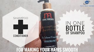 Man Arden ShampooConditioner For Problem Of Rough amp Round Hairs By Tech True Friends In Hindi [upl. by Eilak]