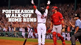 MLB Postseason WalkOff Homeruns HD [upl. by Goldi]