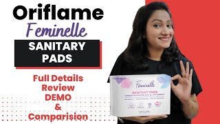 Oriflame Sanitary Pads  Oriflame Feminelle Sanitary Pad  Full Details Review Demo amp Comparison [upl. by Lipp297]