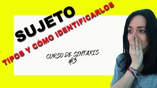 TIPOS de SUJETO Y CÓMO IDENTIFICARLOS SINTAXIS desde cero  Nivel SECUNDARIA ✅✅ [upl. by Reames]