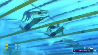 Caeleb Dressel  2235  50 Fly Underwater Cam In Slow Motion [upl. by Adnwahsal]