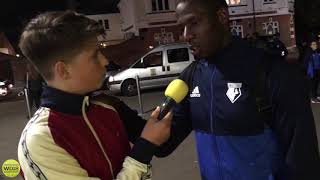 INTERVIEW WITH DOUCOURE  WATFORD 21 ARSENAL [upl. by Katsuyama]