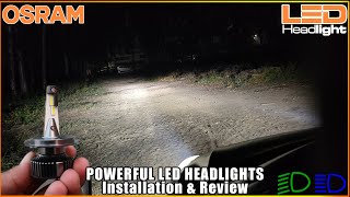 🔥UPGRADE Your Car Headlights to POWERFUL LEDs 🔥 OSRAM  Installation amp Review [upl. by Bergwall937]