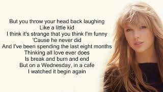 Taylor Swift  Begin Again Lyrics [upl. by Ahsekal]