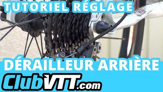 Réglage précis de votre dérailleur arrière de vtt  026M [upl. by Alyahsal]