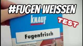 Fugen frisch weissen mit Knauf Fugenfrisch [upl. by Chaudoin]