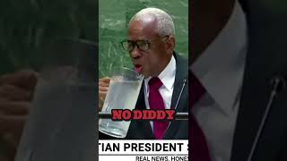 Haitian President gets it ALL OVER his Mouth funny shorts [upl. by Rehpotsyrhc]