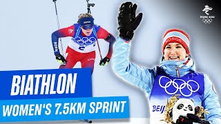 Biathlon  Womens 75km Sprint  Full Replay  Beijing2022 [upl. by Yasdnyl199]