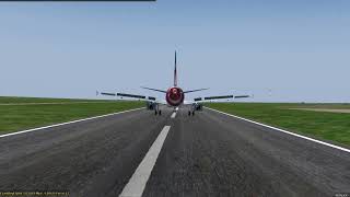 Flightgear Eurowings A320 Landing at Memmingen Germany flightgear a320 landing memmingen [upl. by Gambrell]