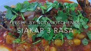 Siakap 3 Rasa  Cara Masak Ikan Siakap 3 Rasa [upl. by Nnagrom]