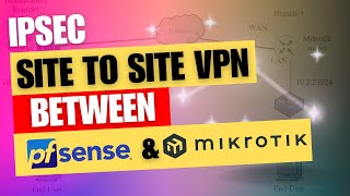 pfSense Mikrotik IPsec sitetosite VPN configuration  Step by step guide [upl. by Auqined]