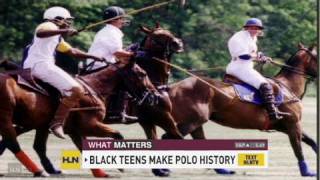 CNN Black teens make polo history [upl. by Mun]