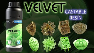 Introducing Velvet  The Best Castable Resin For 3D Printing amp Casting [upl. by Grearson]