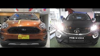 Ford Freestyle Vs Tata Nexon 2018 WalkAround Review  Interiors  Exteriors  Variants [upl. by Chappell]