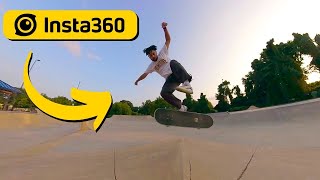 I Got a 360 Camera  Skateboarding with the Insta 360 X3 [upl. by Kreitman908]