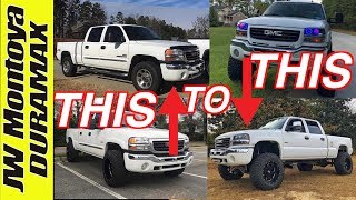 CRAZY BUDGET DURAMAX BUILD 1 YEAR TRANSFORMATION 😱 [upl. by Gustaf666]