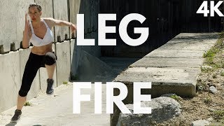 Leg Fire  Espresso Workouts Cardio 7 4K [upl. by Broderic]