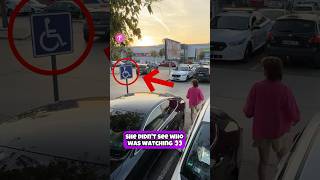 Pretending to Park in a Handicap Spot WATCH What Happens Next shorts [upl. by Nedac]