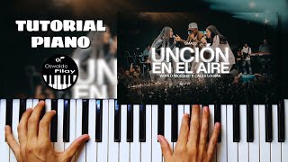 Tutorial Piano Unción en el aire World Worship CalesLouima [upl. by Goodrow]