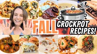 🍂10 BEST🍂 Fall Crockpot Recipes Perfect Comfort Food [upl. by Jocko]