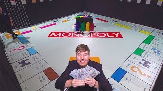 Giant Monopoly Game With Real Money [upl. by Nomal151]