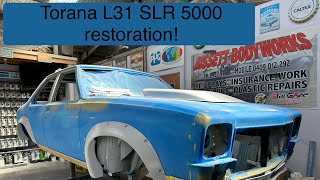 Torana L31 SLR 5000 Ground up restoration [upl. by Nosreffej]