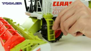 Bruder 02120 Claas Lexion 480 Combine Harvester REVIEW [upl. by Chastity]