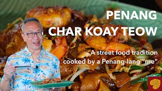 How to make Penang Char Koay Teow at home  stir fry rice noodle  Malaysia street food [upl. by Regnig]