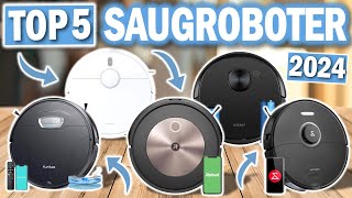 Top 5 SAUGROBOTER 2024  Die Besten Saugroboter für Zuhause [upl. by Leciram276]