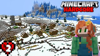 Lets Play Minecraft Hardcore  The Village Wall Ep 2 [upl. by Andriette]