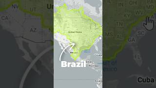 The REAL Sizes of Countries on Maps shorts trending viralvideo maps [upl. by Theresa]