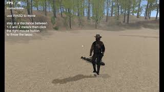 Red Dead Redemption 2 Lasso Mechanic Unity Prototype [upl. by Adnahsor985]