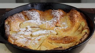 Apple Cinnamon Dutch Baby Pancake [upl. by Berhley]